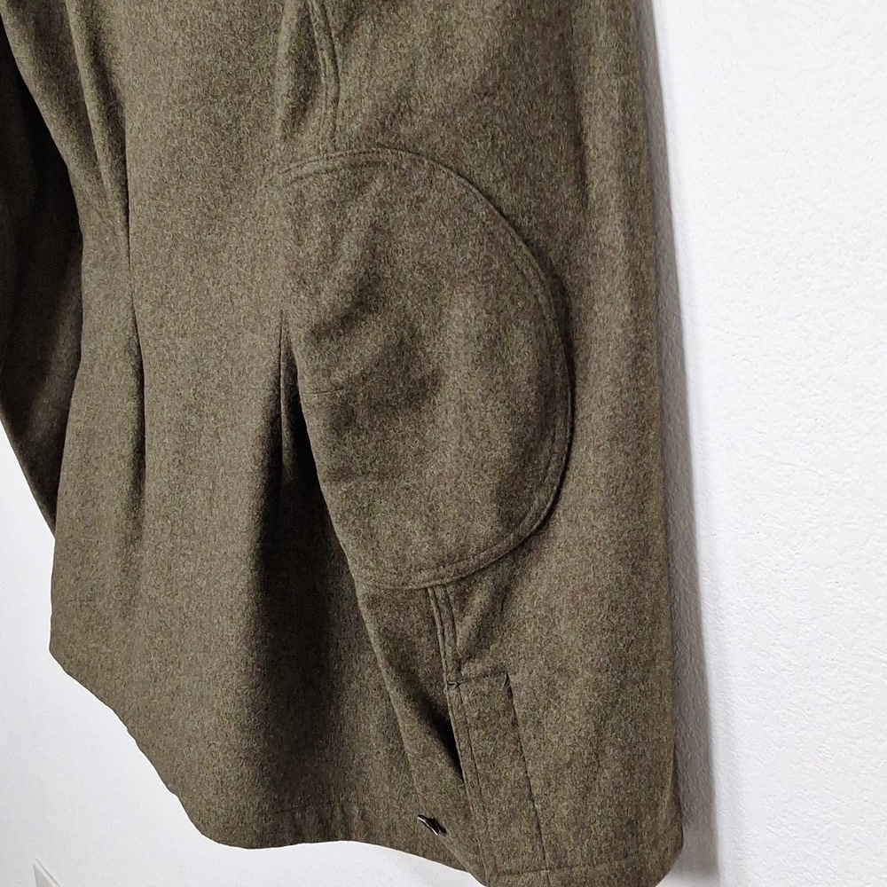 Vintage 1960 WAGNER & Co. British Army Wool Field Olive Military Jacket Size L - Picture 6 of 9